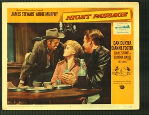 Night Passage 11"x14" Lobby Card #5 Dan Duryea Dianne Foster Action