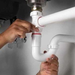 1-1/2 In. White Plastic Sink Drain P- Trap - Picture 1 of 10