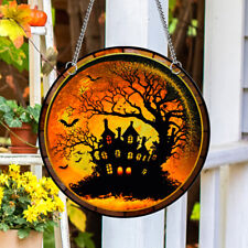 Acrylic Window Wall Hanging Ornament Halloween Window Sun Catcher 30x30cm