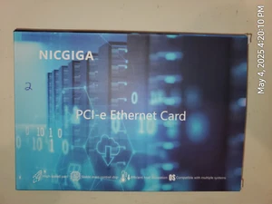 NICGIGA 10Gbps Dual Ethernet Adapter PCI-e RJ45 Network Card - Afbeelding 1 van 5