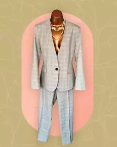 Zara Mint Green Trouser Suit UK 10/12 US 6/8 EU 38/40 - Picture 1 of 10