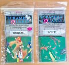 Scramble Squares Lot of 2 Puzzles Insects Football 1995 B Dazzle