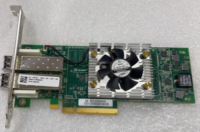 Dell H8T43 QLogic QLE2662 Dual Port 16Gbs FC Fiber Channel HBA - Image 1 of 2