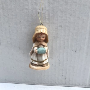 Adorno de Navidad Vintage Little Bible Friends Lucas Wise Man King Enesco 1980 - Imagen 1 de 7