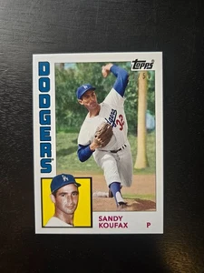 2020 Topps Transcendent VIP Party Through The Years Sandy Koufax 1984 #/50 - Picture 1 of 2