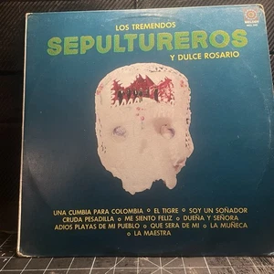LOS SEPULTUREROS - LOS TREMENDOS SEPULTUREROS Y DULCE ROSARIO - 1984 MEX LP - Picture 1 of 4