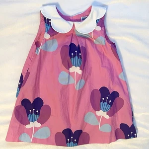 Abito Jacadi Paris bambina trapezio cambio 3T bambino fiore colorato senza maniche - Foto 1 di 8