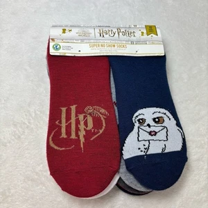 Harry Potter 10er Pack Wizarding World Damen Super No-Show Socken Größe Erwachsene 4-10 - Bild 1 von 10