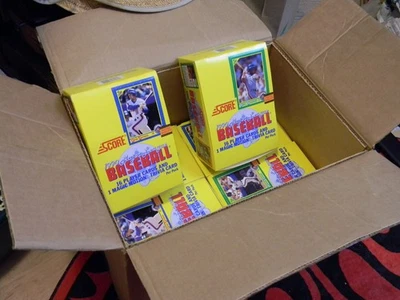*2* Boxes  1990 Score Baseball Cards - 36 Packs * Frank Thomas * Bo Jackson * - Image 1 of 4