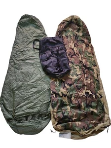 USMC 3 PCS Sleeping Bag System (Bivy, Inner, & BACKPACK CARRY Bag) CAMOUFLAGE - Picture 1 of 12