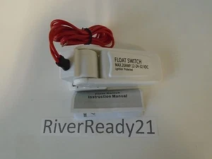 Interruptor flotante bomba de sentina 12 V 12 voltios barco marino pwc jet-ski seadoo - Imagen 1 de 2