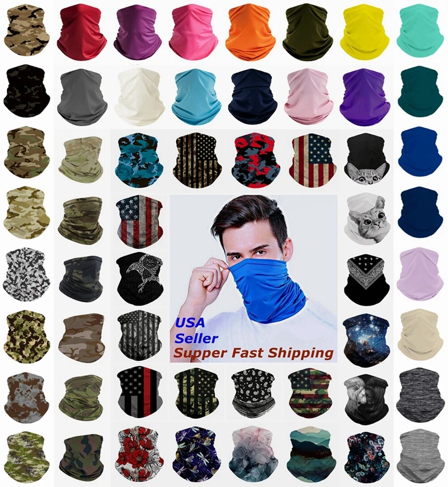Face Mask Fashion Covering Mouth Cover Sport Reusable Washable Breathable Unisex - Image 1 of 1