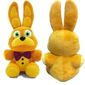 FNAF Spring Bonnie Plush Toy 18CM | Yellow Five Nights at Freddy’s Doll Gift - Picture 1 of 7