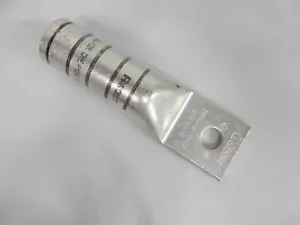 PANDUIT LCB750-58-6, Copper Compression Lug, Long Barrel, One 5/8 Hole, 750MCM - Picture 1 of 5