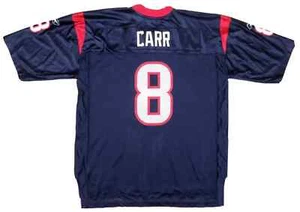 David Carr Houston Texans Football NFL On Field Reebok #8 Jersey XL - Picture 1 of 12
