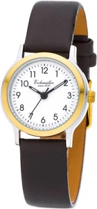 Eichmüller bicolor acero inoxidable cuero reloj para mujeres 5ATM con movimiento analógico Miyota 2035 - Imagen 1 de 3