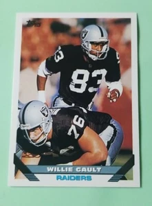 1993 Topps Football Card #374 Willie Gault - Los Angeles Raiders - Picture 1 of 2