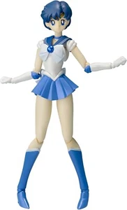 Bandai S.H. Figura de acción Figuarts Pretty Guardian Sailor Moon Mercury anime JP - Imagen 1 de 9