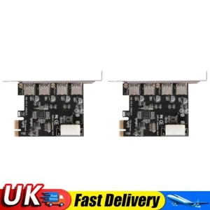 USB3.0 Expansion Card 4 port PCI-E to USB3.0 Computer Expansion Card UK - Afbeelding 1 van 4