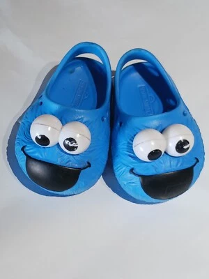 Sesame Street Toddler Boys Cookie Monster Clogs Size 2 - Image 1 of 4