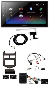 Pioneer DAB Lenkrad Bluetooth 2DIN USB Autoradio für Chevrolet Aveo ab 11 dunkel - Bild 1 von 11