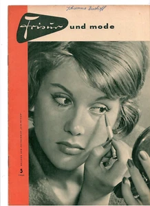 Zeitschrift Frisur und Mode Nr . 5  1960  ** Beilage , Vintage - Bild 1 von 1