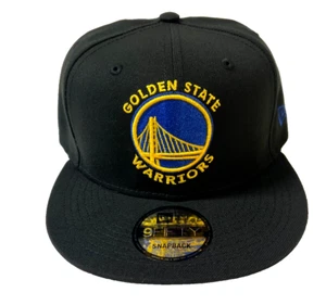 Golden State Warriors NBA NE Snapback Adjustable Hat~ Black - Picture 1 of 5