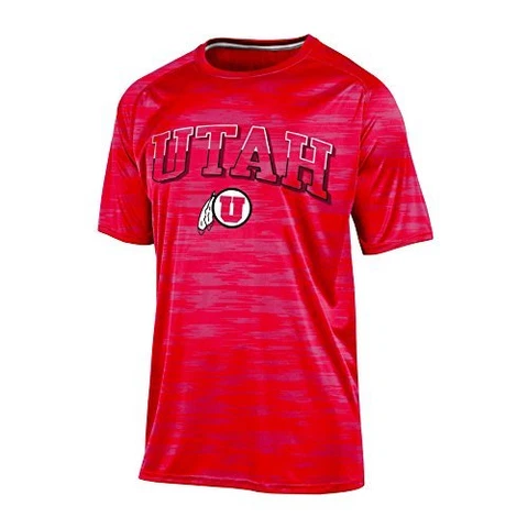 NCAA Utah Utes Men's Short sleeve Crew Neck RA Tee, Small, Red Cover