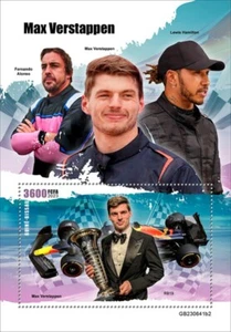 Guinea-Bissau - 2023 Race Driver Max Verstappen - Souvenir Sheet - GB230641b2 - Picture 1 of 1