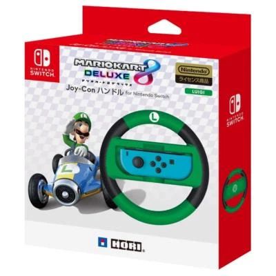 HORI Mario Kart 8 Deluxe Joy-Con Handle for Nintendo Switch Luigi Green NSW-055 - Image 1 of 3