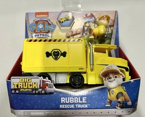 Nickelodeon Paw Patrol Big Truck Pups - Rubble Rescue Truck (New) - Picture 1 of 2