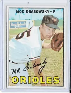 Moe Drabowsky Baltimore Orioles 1967 Topps MLB Baseball #125 - Picture 1 of 2