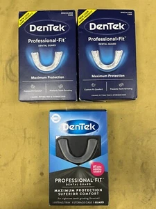 3 New DenTek Professional-Fit Dental Guard Maximum Protection - Picture 1 of 1