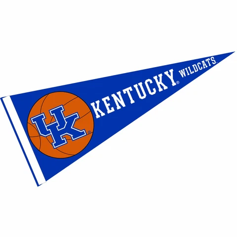 Kentucky Wildcats 12 in X 30 in Basketball Pennant Cover