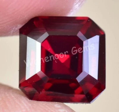 Natural Pyrope Garnet 7.00 Ct Emerald AGL Certified Mozambique Loose Gemstone - Image 1 of 4