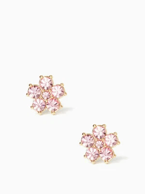 Kate Spade New York LIGHT Pink FLOWER studs NEW with Kate Spade Bag - Image 1 of 4