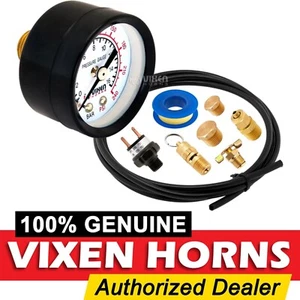 ONBOARD TRAIN HORN AIR TANK INSTALLATION KIT W/ GAUGE/SWITCH/VALVE/HOSE VXK3099 - Foto 1 di 10