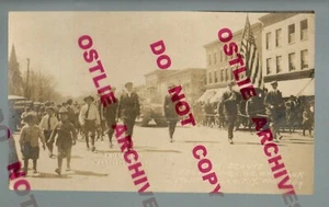 Monticello NEW YORK RPPC 1919 WW1 VICTORY PARADE U.S. Army TANK Boy Scouts BSA  - Picture 1 of 6