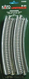 Kato 20-531 Gray Single-Track Curved Viaduct R348-30* 2 pk - Picture 1 of 1