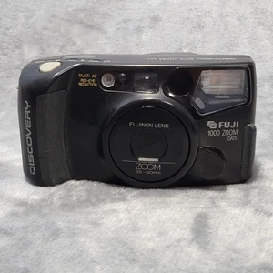 Fujifilm 1000 Zoom Date Panorama Point And Shoot 35mm Film Camera Black - Picture 1 of 12