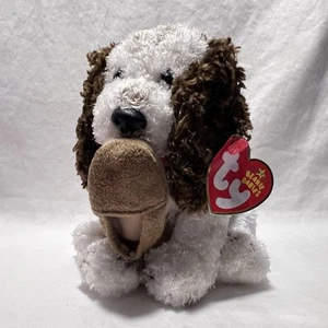 TY Beanie Baby PAL the Dog (Holding Slipper) (Internet Exclusive) Vintage Plush - Picture 1 of 3