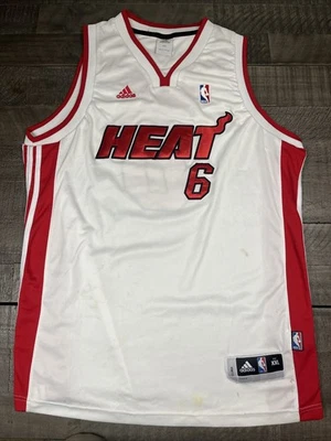 Футболка Леброна Джеймса Adidas Climacool Miami HEAT XXL NO6 - Изображение 1 из 4