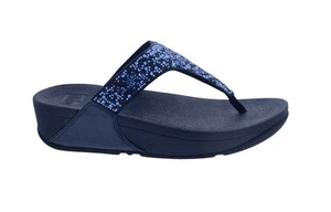 Sandalias FitFlop Lulu Chrystal-Mix De Dedo Medianoche Azul Oscuro - Imagen 1 de 10
