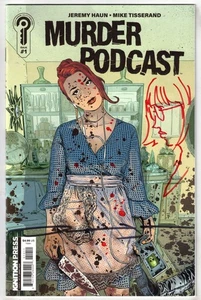 MURDER PODCAST #1- COVER A 1ST PRINT- SIGNED & REMARQUED JEREMY HAUN W/COA - Picture 1 of 1