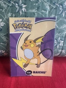 Raichu #26 - 2000 Danone Pokémon Stadium Tip Card - Photo 1 sur 2