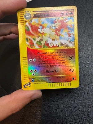 Rapidash 62/165 Reverse Holo Rare E Series Base Expedition Aquapolis Skyridge - Image 1 of 3