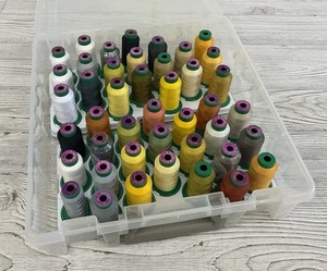 43ct Isacord Quality Embroidery Threads 1000m Yellow/Gold/Orange/Black/White /sb - Picture 1 of 9