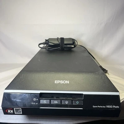 Epson Perfection V600 Photo Scanner Tested/Working W/Original Power Cable - Image 1 of 4