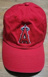 '47 Los Angeles Angels Clean Up Home Red Adjustable Strap Dad Hat Cap  - Picture 1 of 6