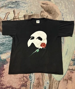 Vintage 1986 Phantom Of The Opera T-Shirt Adult Size XL X-Large Mask Graphic - Picture 1 of 4